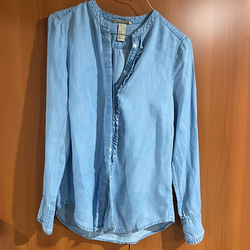 H&M Jean Button Down Shirt